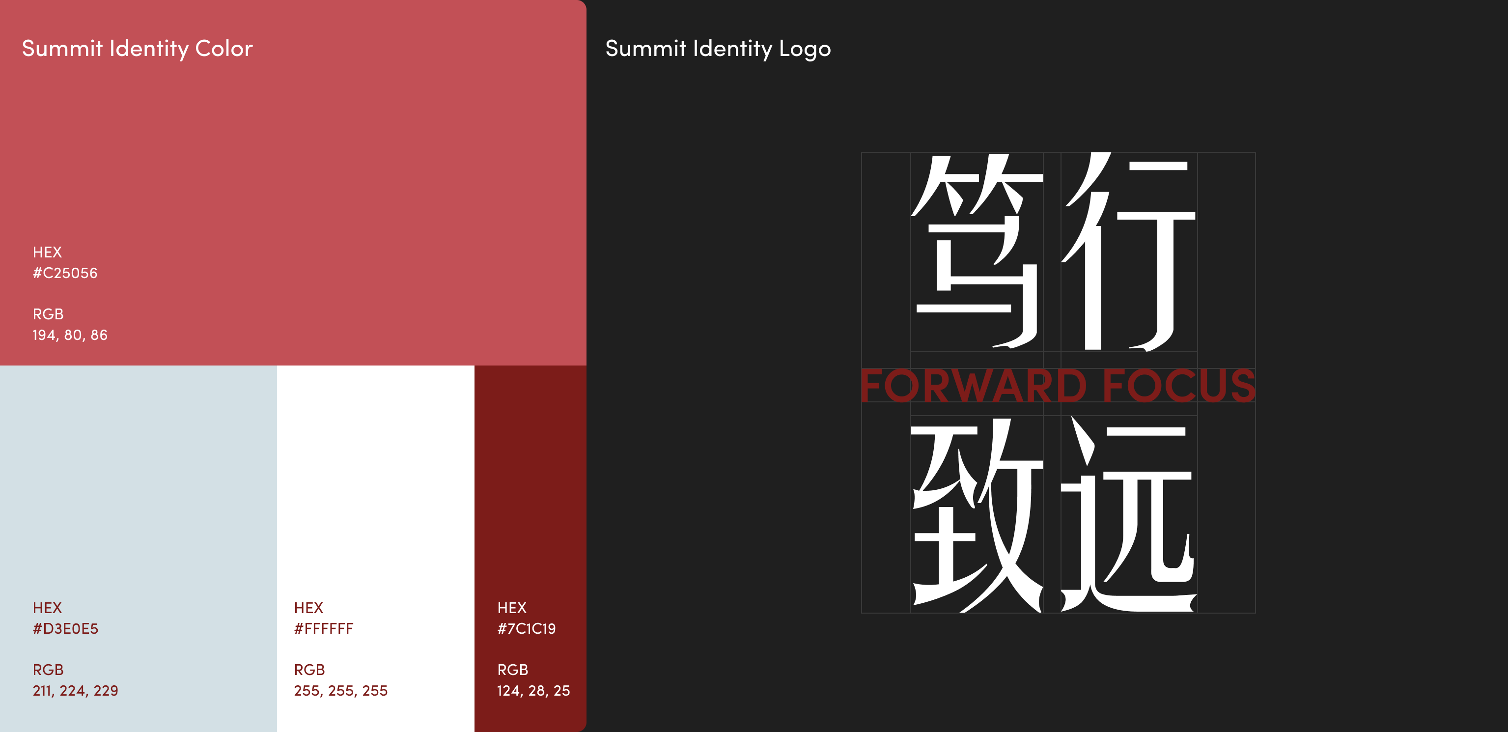 Brown China Summit design visual 3